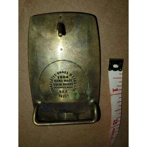 1984 REAGAN BUSH BELT BUCKLE - Picture 4 of 4